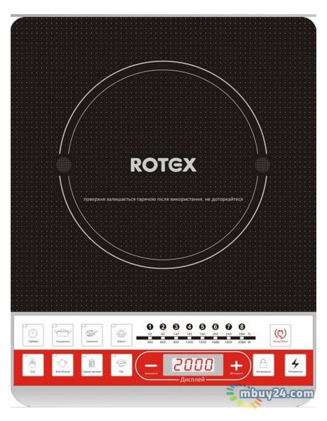 Настільна плита Rotex RIO200-C фото №1