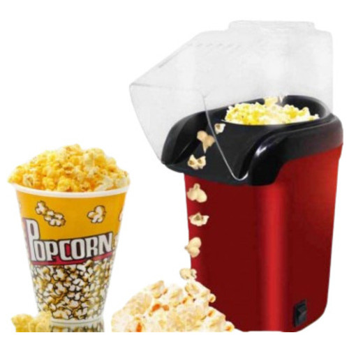 Прилад Popcorn Maker RH-903 для виготовлення попкорну 1200 Вт червоний (Popcorn Maker_676) фото №6