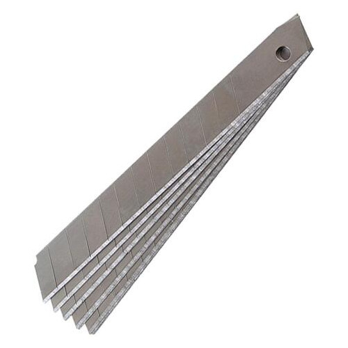 Леза для канцелярських ножів Delta by Axent 9мм 10 шт. in plastic case polybag (D6523) фото №1
