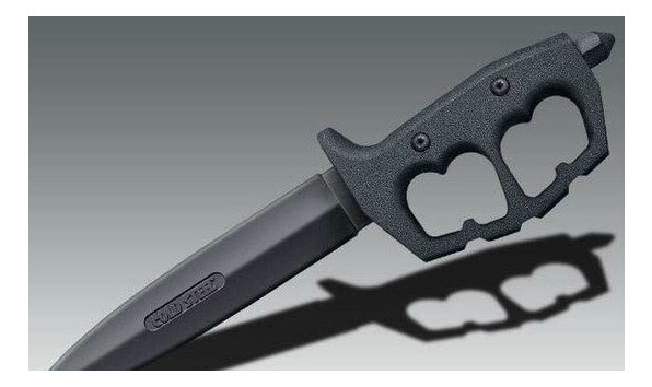 Нож тренировочный Cold Steel Rubber Training Trench Knife Dble Edge (92R80NTP) фото №3