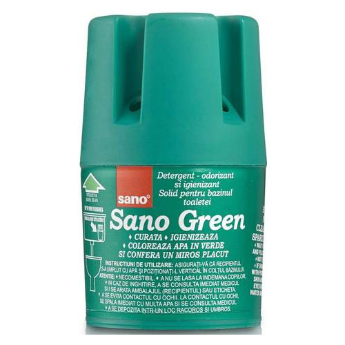Средство для унитаза Sano Green для мытья и дезинфекции 150 г (935833) фото №1