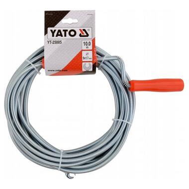 Трос для очистки канализационных труб Yato 9мм x 10м (YT-25005) фото №5