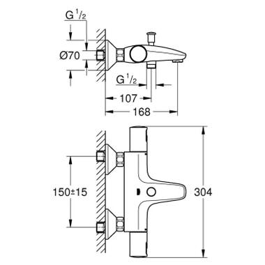 Смеситель Grohe QuickFix Precision Start (345982430) фото №4