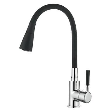 Смеситель для кухни Zerix ATRIUM-011-T REFL.BLACK (ZX4720)  фото №1