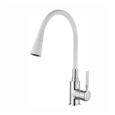 Смеситель для кухни Zerix Atrium-011-T Refl.WHITE (ZX4719)  фото №1