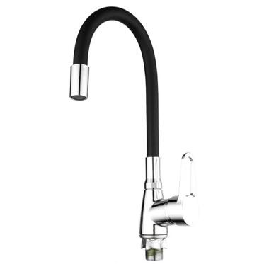 Змішувач для кухні Mixxus Elba 014 (Nut) Refl.Black. (MI6306)  фото №1