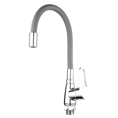 Змішувач для кухні Mixxus Elba 014 (Nut) Refl.Grey (MI6308)  фото №1