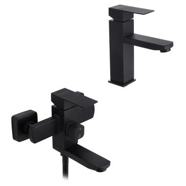 Смеситель Kroner Edelstahl Kubus-SCH010 + смеситель Edelstahl Kubus-SCH060 (CVS30160) фото №1