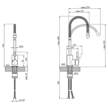 Смеситель Kroner Klassisch-ESG035-1 (CV023002) фото №9