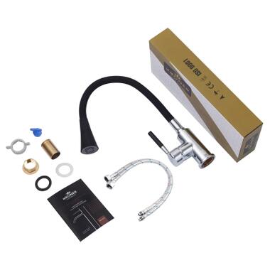 Смеситель Kroner Kuche-C132BLK (CV033126) фото №8