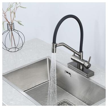 Змішувач для кухні Gappo з водоспадом G4098-9 фото №7