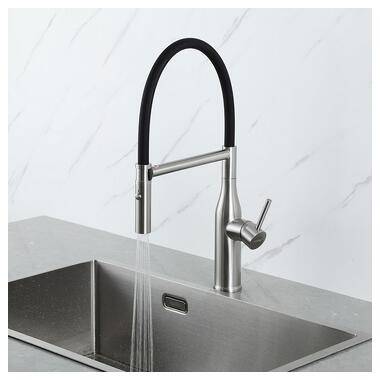 Змішувач для кухні Gappo з гнучким виливом G4098-25 фото №6