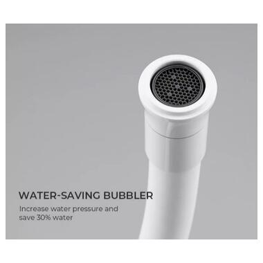 Змішувач для кухні Frap із гнучким виливом F40994-8 фото №4