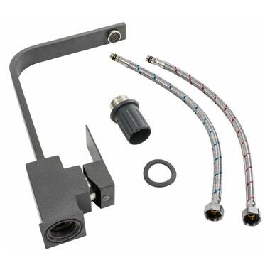 Змішувач для кухні Platinum 179 NES (3007) Морион (SP000041063)  фото №2