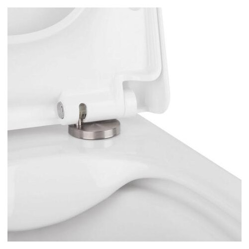 Унітаз підвісний Qtap Tern безободковий з сидінням Slim Soft-close QT1733052ERW фото №7