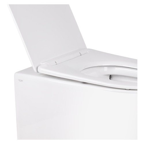 Унітаз-компакт Qtap Swan безободковий з сидінням Soft-close QT16223178W фото №5