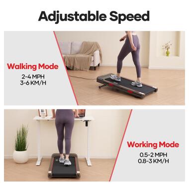 Беговая дорожка Oyeet Walking Pad Treadmill TM-YT103 с авторегулировкой наклона (TM-YT103) фото №7