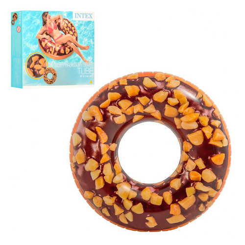Надувной круг Intex Шоколадный Пончик (56262) фото №1