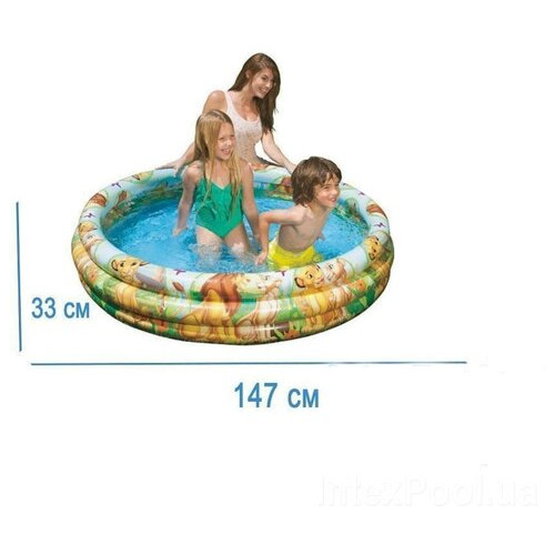 Дитячий надувний басейн Intex 58420 Король Лев, 147 х 33 см фото №4