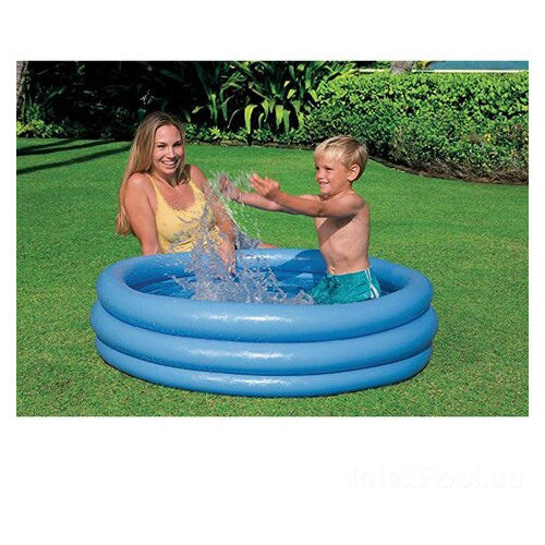 Дитячий надувний басейн Intex 59416 Кристал, 114 х 25 см фото №4