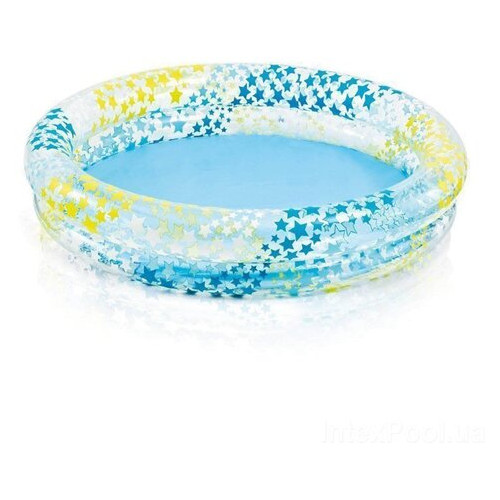 Дитячий надувний басейн Intex 59421 Зірочки, блакитний, 122 х 25 см фото №2