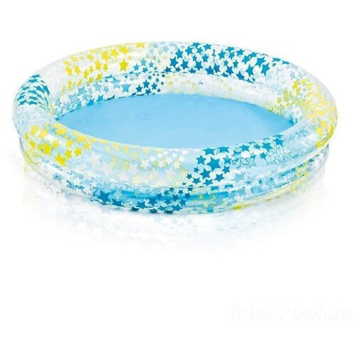 Дитячий надувний басейн Intex 59421 Зірочки, блакитний, 122 х 25 см фото №1