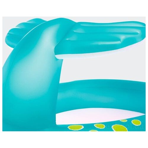 Дитячий надувний басейн Intex 57440-2 Кит, 201 х 196 х 91 см, з фонтаном, з кульками 10 шт, підстилкою, насосом фото №9