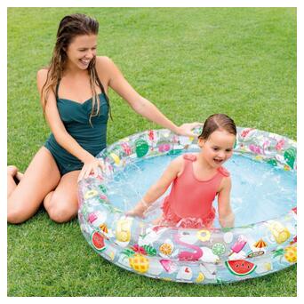 Дитячий надувний басейн Intex 59421 Фрукти, 122 х 25 см (hub_1dkbro) фото №2