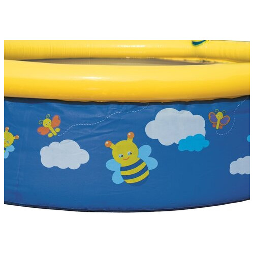 Дитячий надувний басейн Bestway 57326 Бджілки, 152 х 38 см, синій фото №4