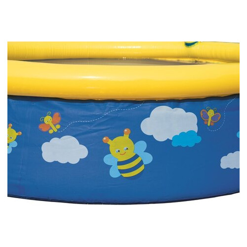 Дитячий надувний басейн Bestway 57326 Бджілки, 152 х 38 см, синій фото №3