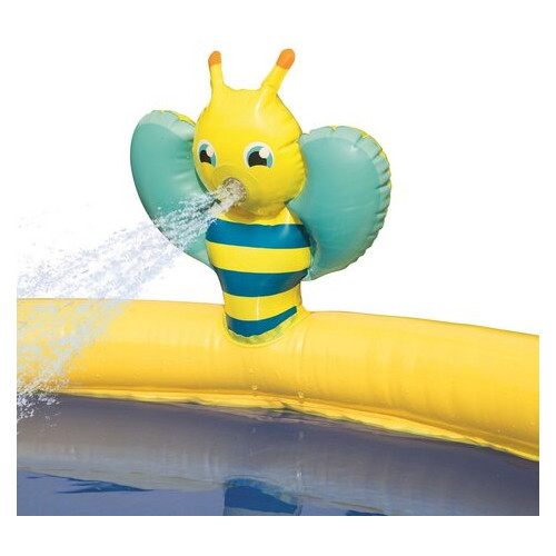 Дитячий надувний басейн Bestway 57326 Бджілки, 152 х 38 см, синій фото №5