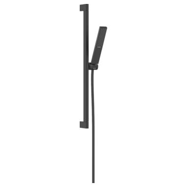 Душовий набір Hansgrohe Pulsify E EcoSmart  з штангою 663 мм чорний матовий (24370670) фото №1