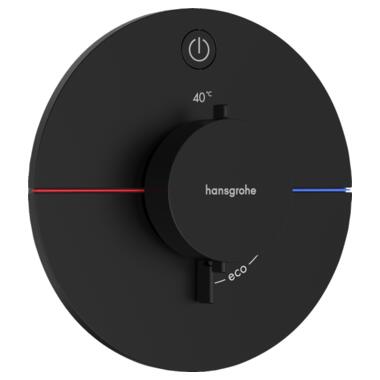 Термостат Hansgrohe ShowerSelect Comfort S чорний матовий (15553670) фото №1