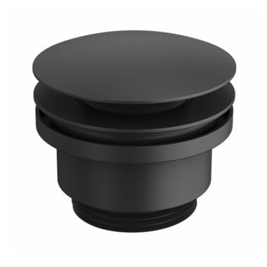 Донний клапан для раковини GENEBRE Luxe Black 1 1/4 (10021141) фото №1