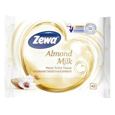 Папір туалетний Zewa Almond Milk 42 шт (7322540796179) фото №1