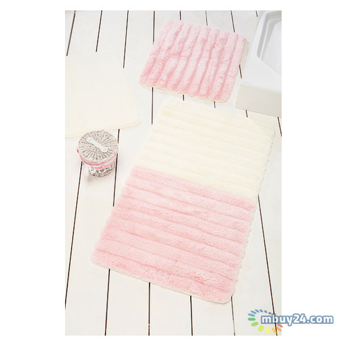 Килимок для ванної Chilai Home Soft Pink 60*100 Кремово-рожевий (11006925) фото №1