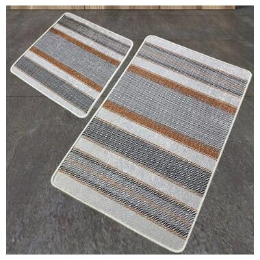 Набір килимків для ванної кімнати Chilai Home BENVER BANYO HALISI DJT 2L  60x100, 50x60 (110024166) фото №1