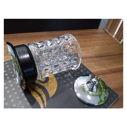 Склянка косметична Kugu Freestand C&B 240C&B хром скло (240C&B) фото №5