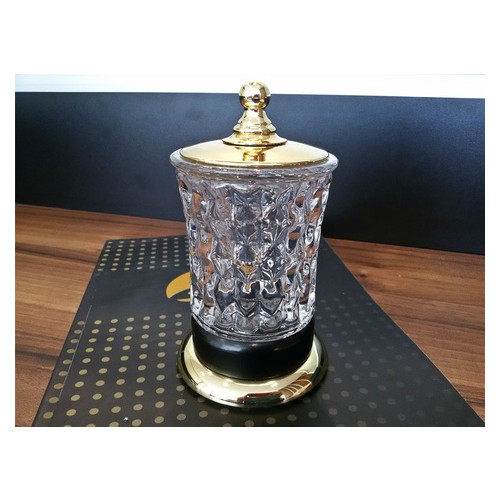 Склянка косметична Kugu Freestand G&B 240G&B золото скло (240G&B) фото №1