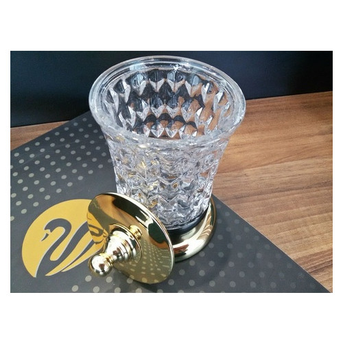 Склянка косметична Kugu Freestand G&B 240G&B золото скло (240G&B) фото №3