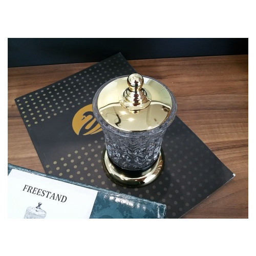 Склянка косметична Kugu Freestand G&B 240G&B золото скло (240G&B) фото №2