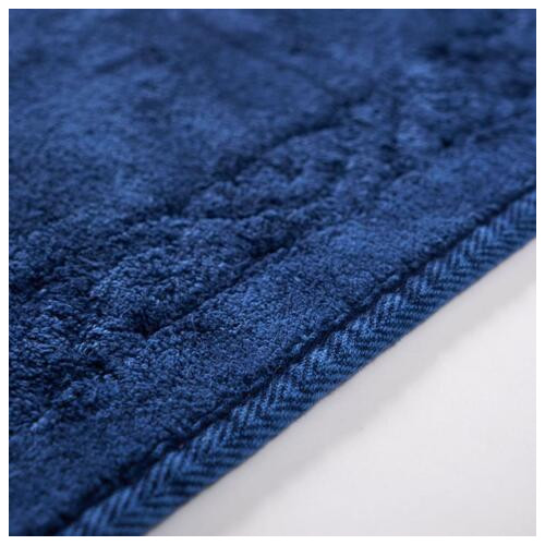 Набір килимків для ванної кімнати Arya Damaks AR-A107216-Dark-blue 2 предмети синіх фото №2