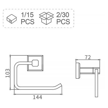 Папіротримач Gappo G3803-3 фото №5