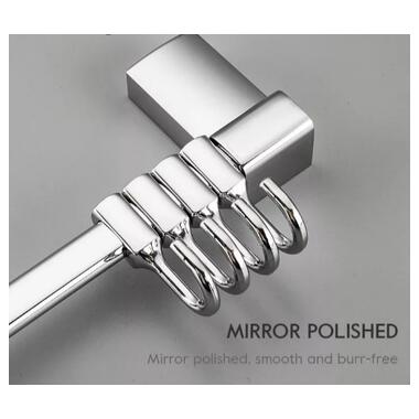 Вішалка Frap на 4 гачки, що рухаються F1815-4 фото №4