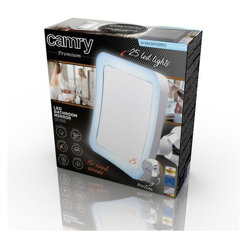 Дзеркало для ванної кімнати Camry CR 2169 LED фото №5