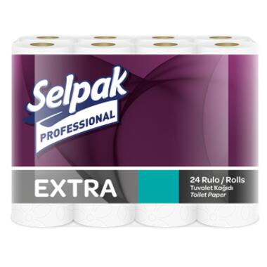Туалетний папір Selpak Professional Extra двошаровий 22.3 м 24 рулони (8690530783621) фото №1