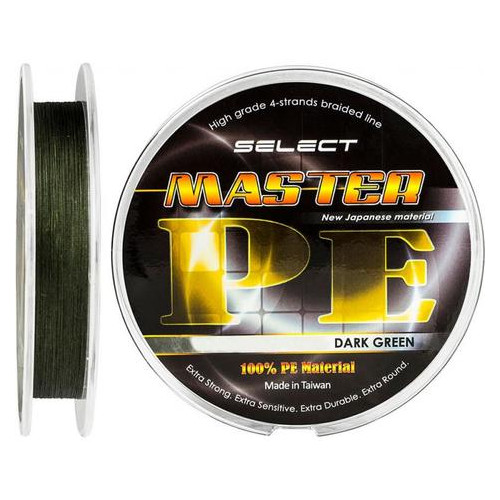 Шнур Select Master PE 150 м 0.08 мм 11 кг (1870.01.71) фото №1