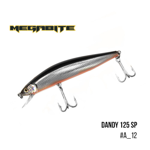 Воблер Megabite Dandy 125 SP (125 мм, 28,2 гр, 1,2 м) (A_12) фото №1