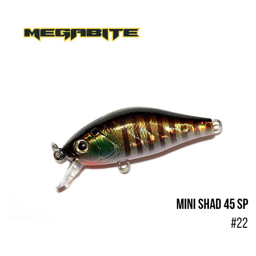 Воблер Megabite Mini Shad 45 SP (45 мм, 4,3 гр, 0,5 m) (22) фото №1