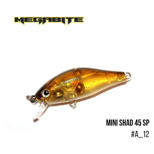 Воблер Megabite Mini Shad 45 SP (45 мм, 4,3 гр, 0,5 м) (A_12) фото №1
